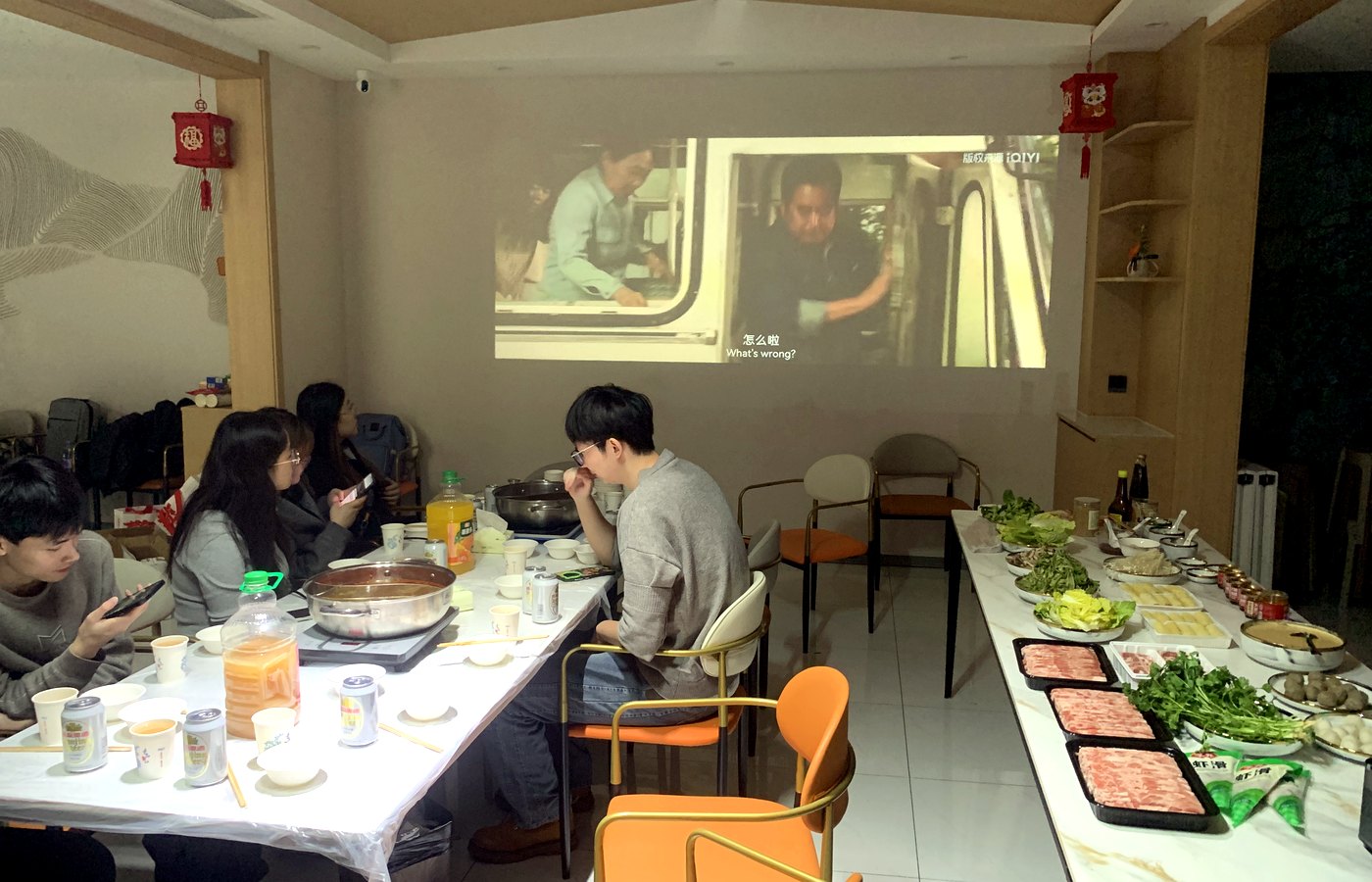 七号院朋友聚会观影续场实拍